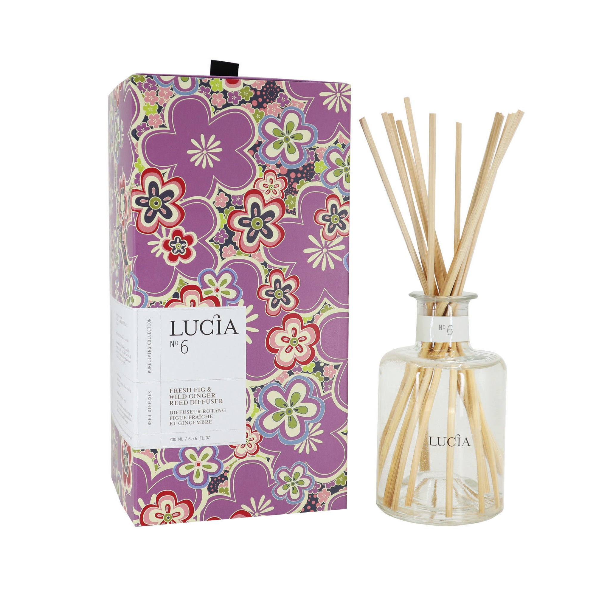 Lucia - No.6 Fresh Fig & Wild Ginger Reed Diffuser