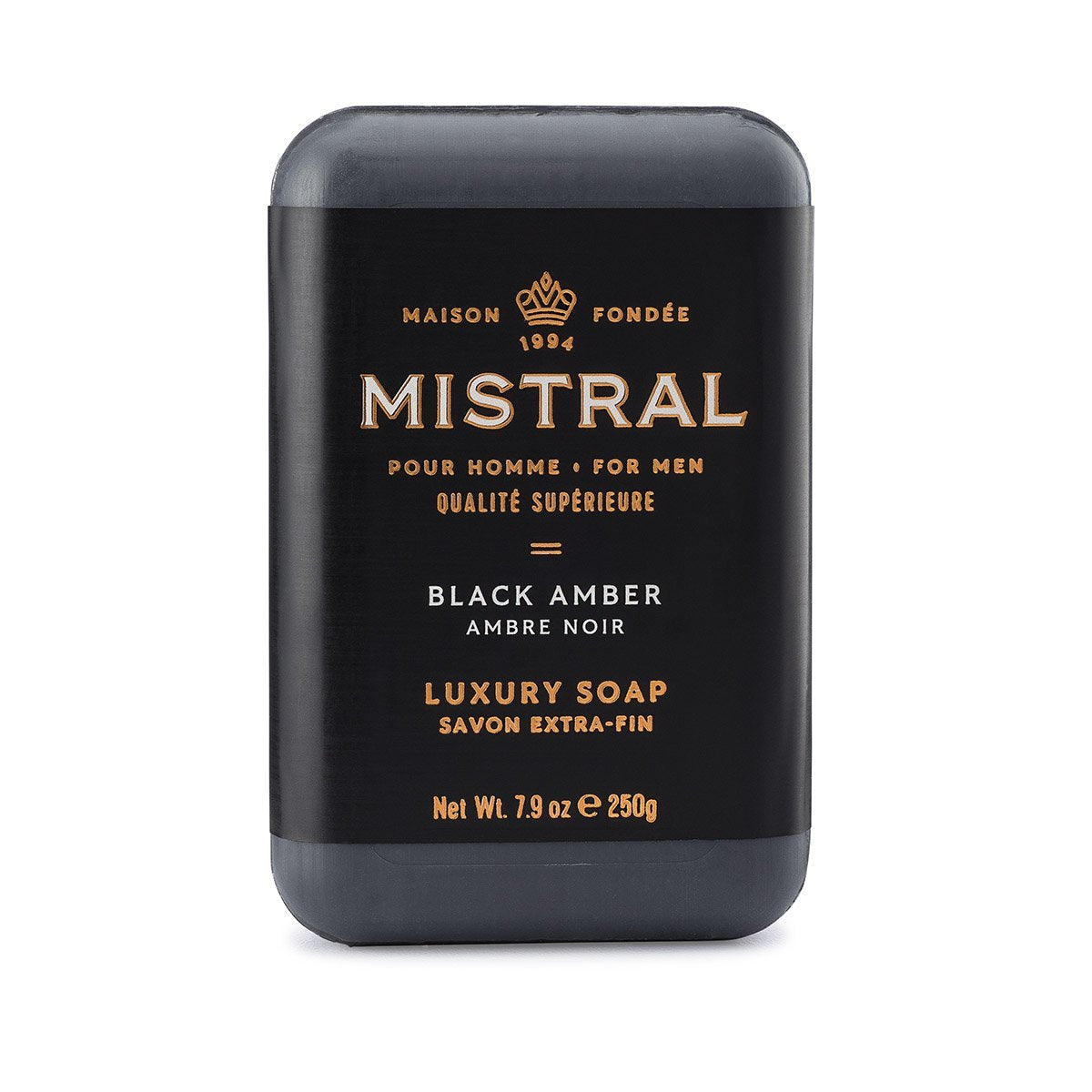 Mistral - Black Amber Bar Soap