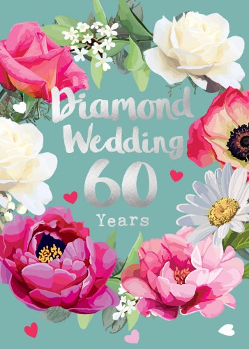 Diamond Wedding Anniversary Greeting Card