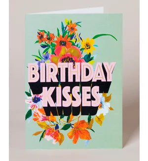 Birthday Kisses Greeting Card