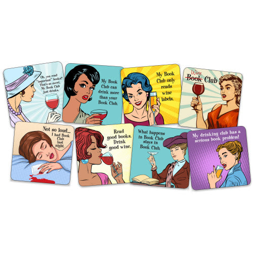 Book Club Coasters (Set of 8)