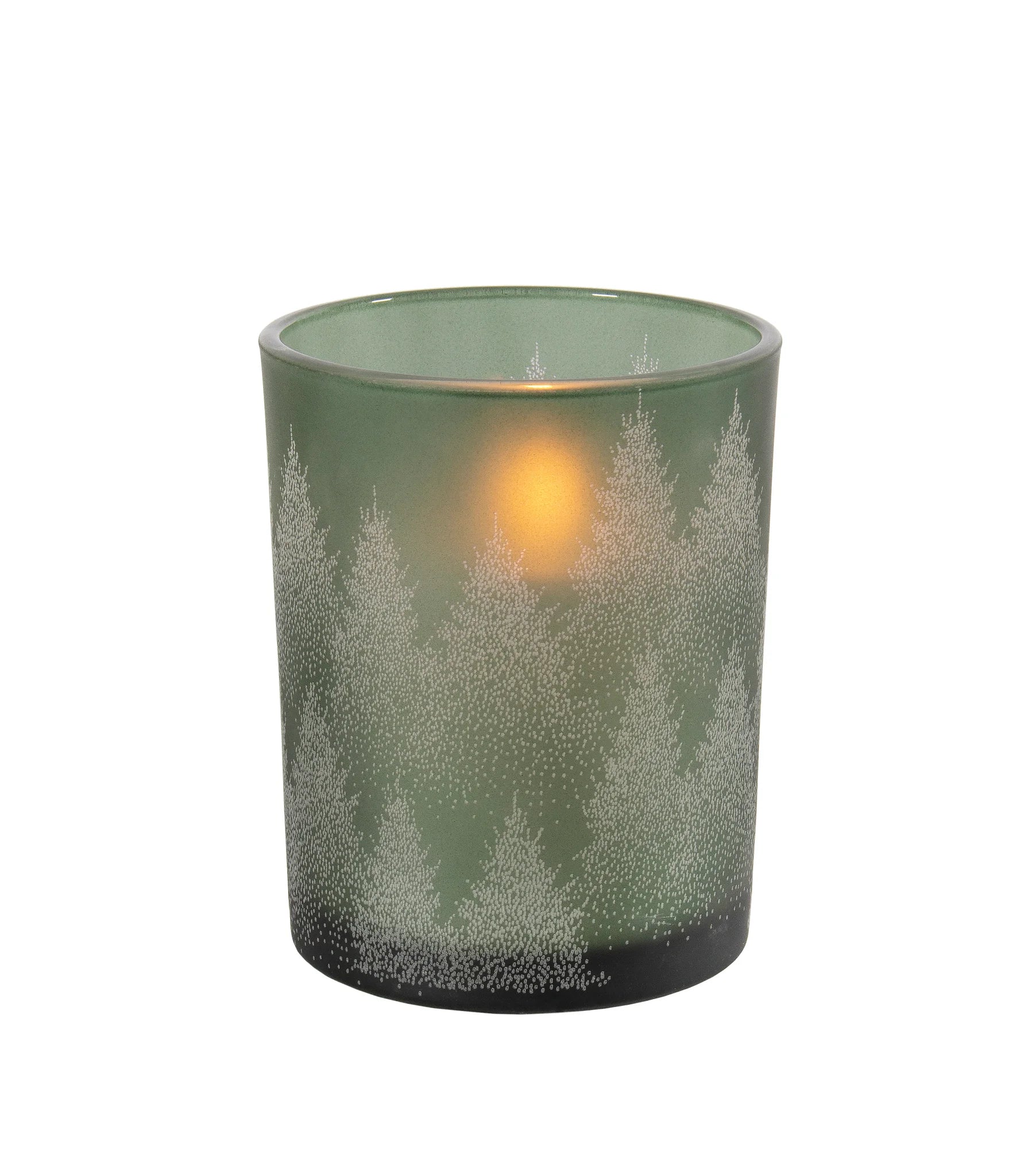 Small Frosted Glass Tealight Holder