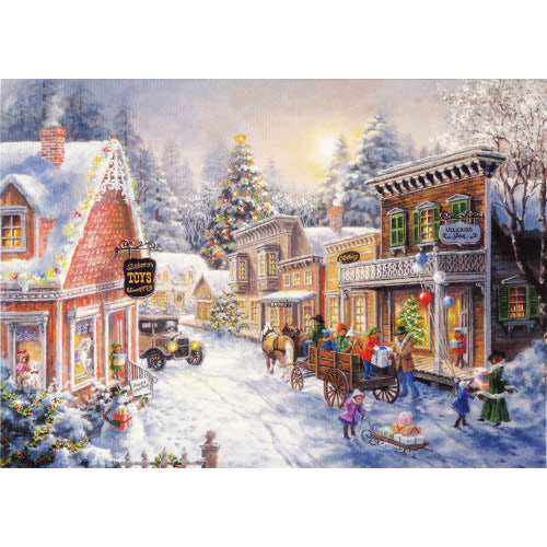 Country Village Deluxe Boxed Holiday Cards